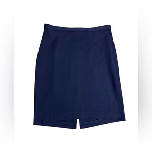 St John Caviar Size 12 Knit Skirt NWT Luxe Wool Blend